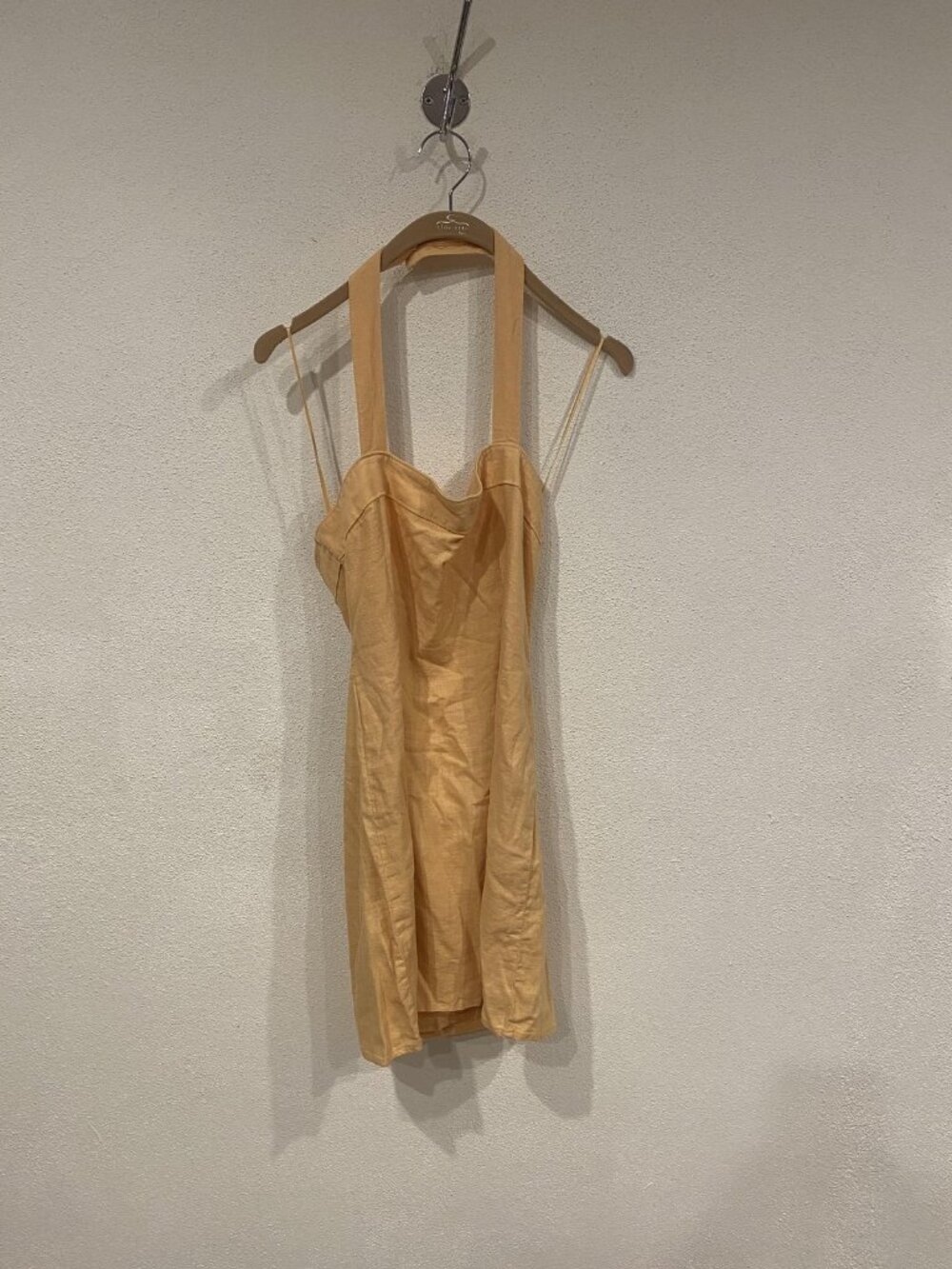 Abercrombie & Fitch Dress Womens Medium Petite Orange Slip Mini - Picture 2 of 5
